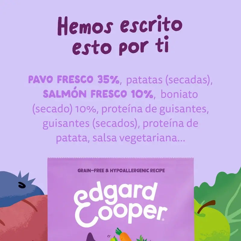 Edgard & Cooper Medium Puppy Food With Fresh Salmon & Turkey , 7 kg