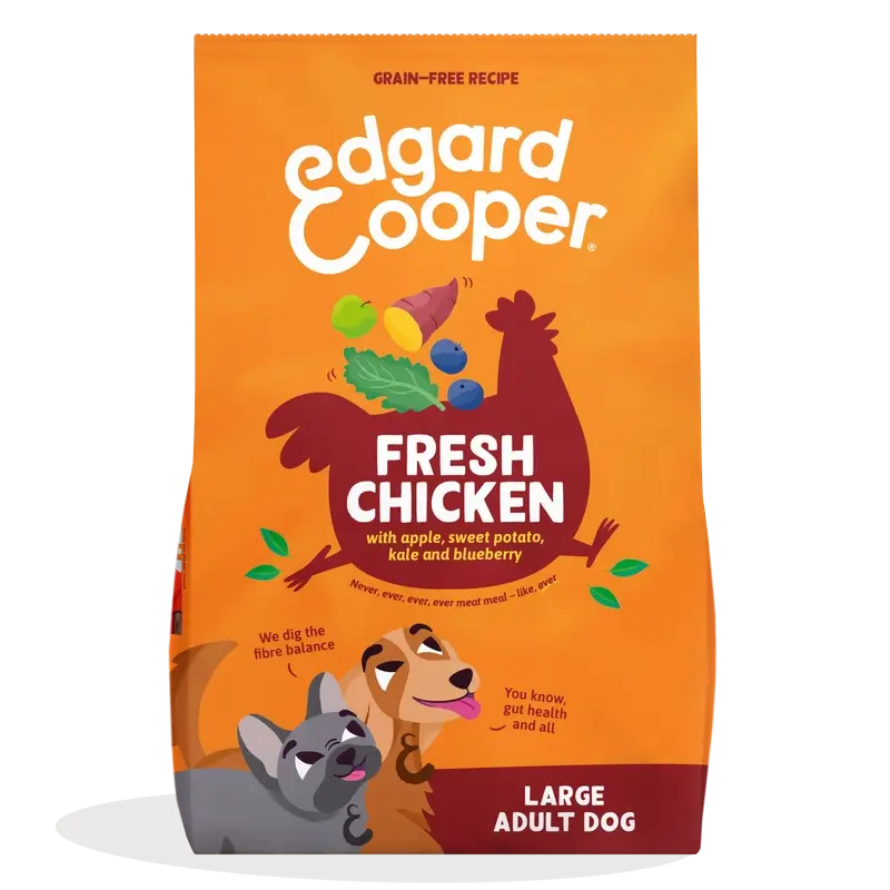 Edgard & Cooper For Large Adult Dogs With Fresh Chicken , 12 kg