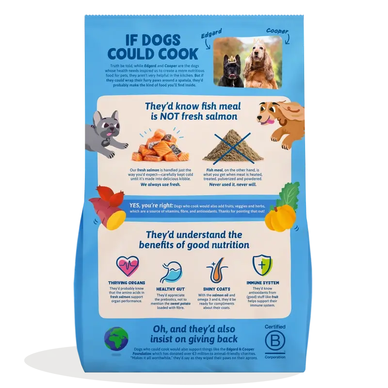 Edgard & Cooper Medium Adult Dog Food With Fresh Salmon , 7 kg