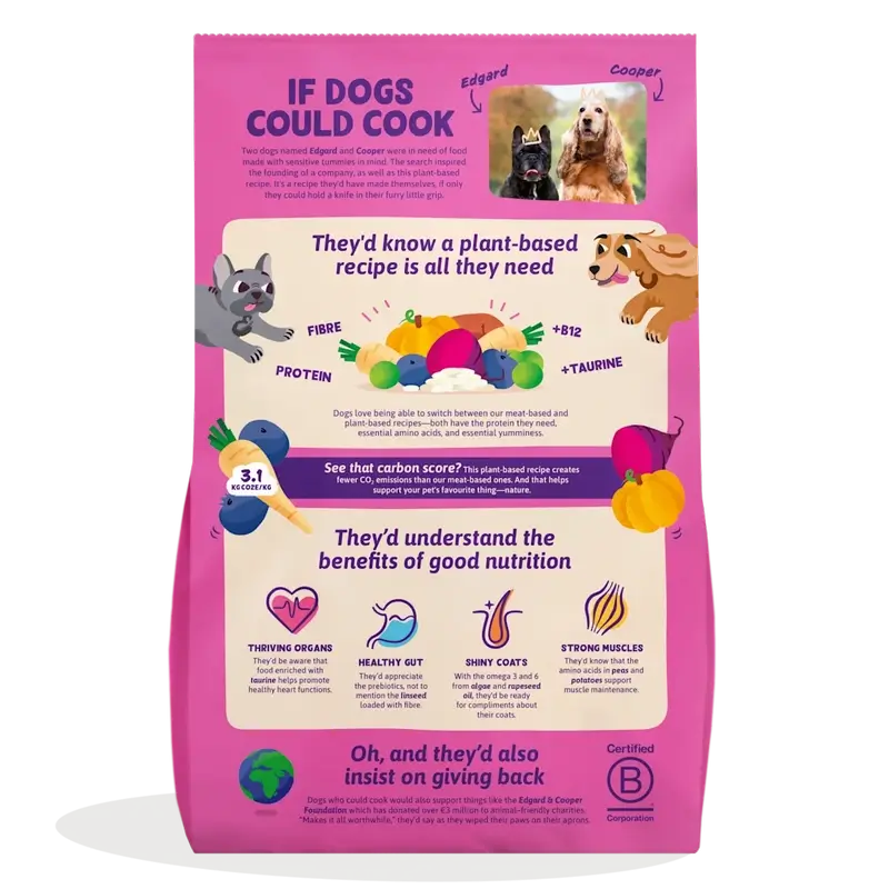 Edgard & Cooper Medium Adult Croquettes pour chiens à la betterave et au potiron, 7 kg