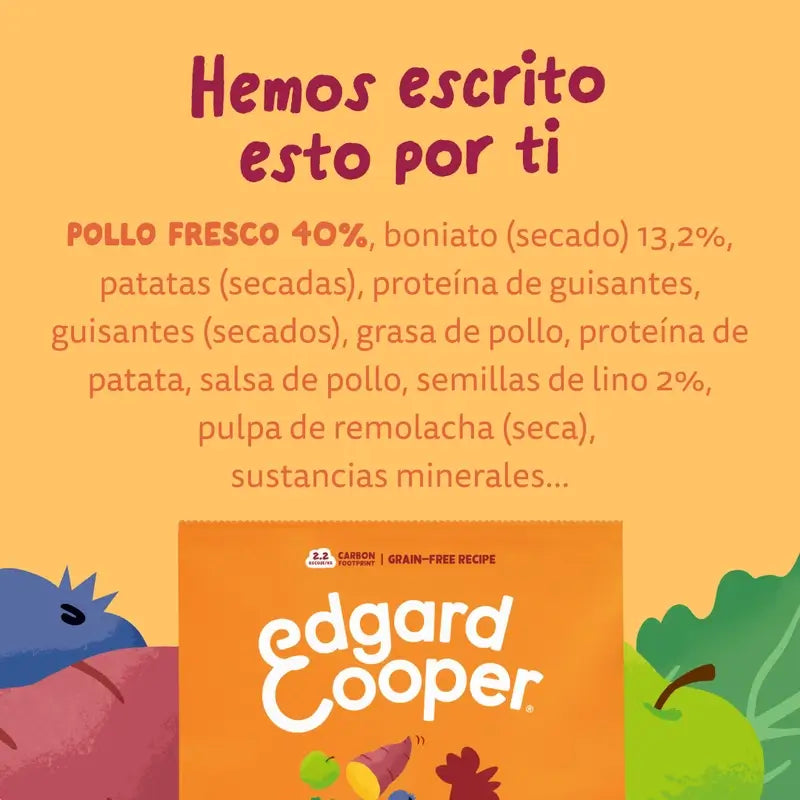 Edgard & Cooper Medium Adult Dog Food With Fresh Chicken , 1 kg