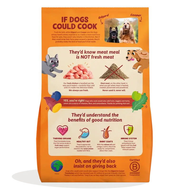 Edgard & Cooper Medium Adult Dog Food With Fresh Chicken , 7 kg