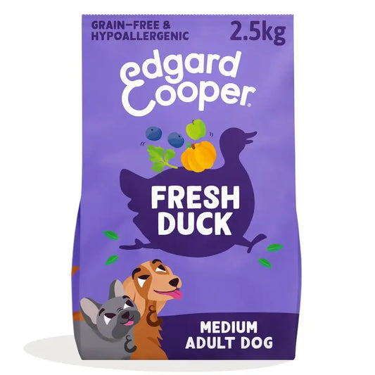 Edgard & Cooper Medium Adult Dog Food With Fresh Duck , 2.5 kg