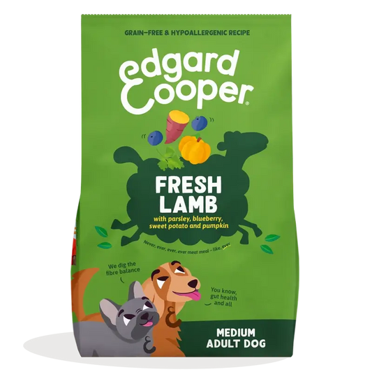 Edgard & Cooper Medium Adult Dog Food With Fresh Lamb , 7 kg