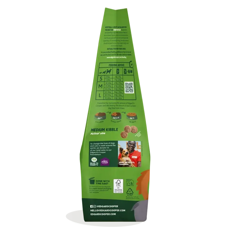 Edgard & Cooper Medium Adult Dog Food With Fresh Lamb , 7 kg