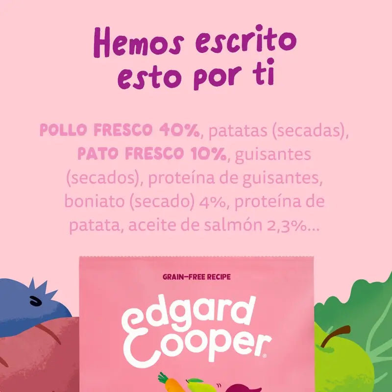 Edgard & Cooper Medium Puppy Food With Fresh Duck & Chicken , 7 kg