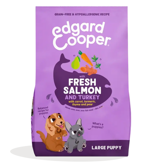 Edgard & Cooper Large Puppy Food With Fresh Salmon & Turkey , 12 kg