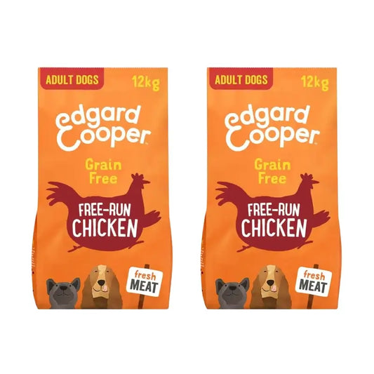Edgard & Cooper Dog Food 12kg Free Range Chicken, Pack Of 2