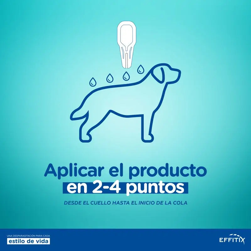Effitix L Antiparasitaire Grands Chiens 20-40 Kg, 4 Pipettes
