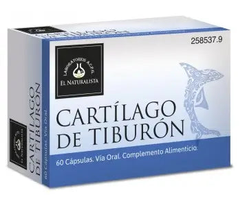 El Naturalista Shark Cartilage, Food Supplement, 60 Capsules