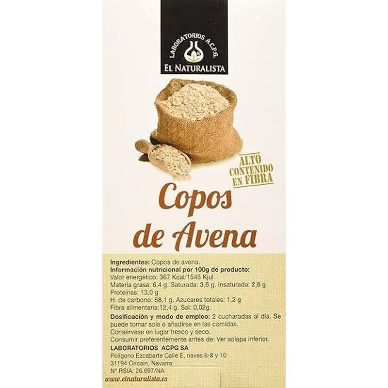 El Naturalista Flocons d'avoine,250 Gr