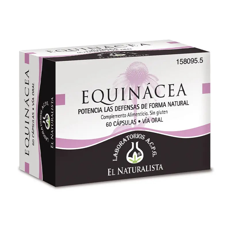 El Naturalista Echinacea with Vitamin C 60 capsules