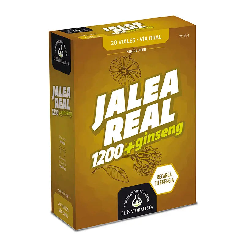 El Naturalista Royal Jelly and Ginseng 20 Drinkable Vial