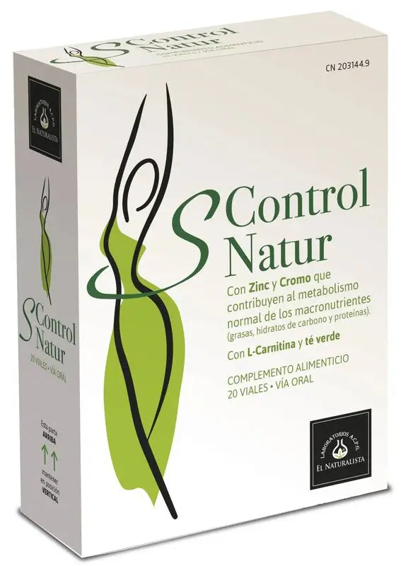 El Naturalista Scontrolnatur, Weight Control Food Supplement , 20 Vials