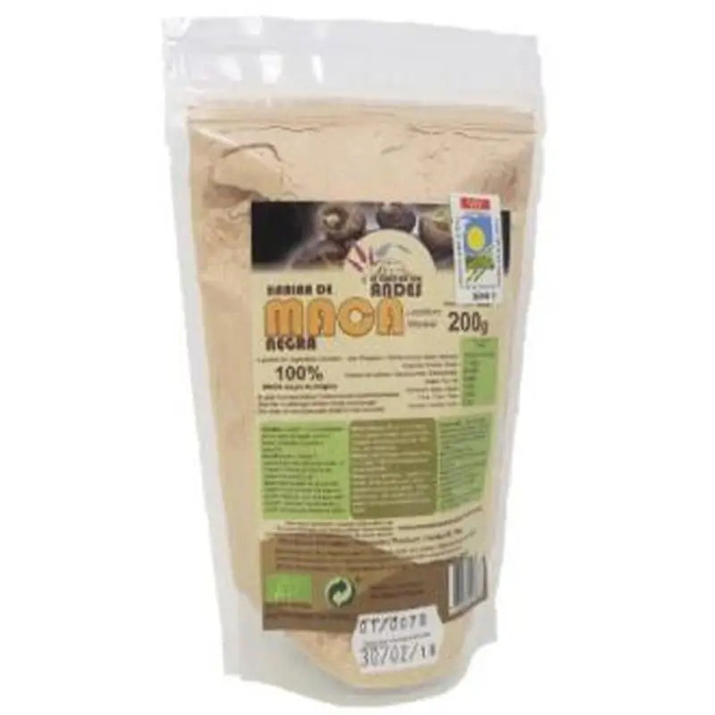 El Oro De Los Andes Black Maca Superfoods 200Gr. Eco