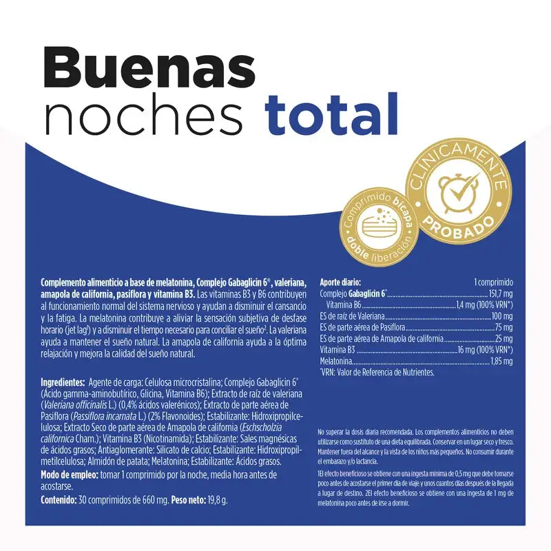 Eladiet Good Night Total 1,85Mg, 30 comprimés