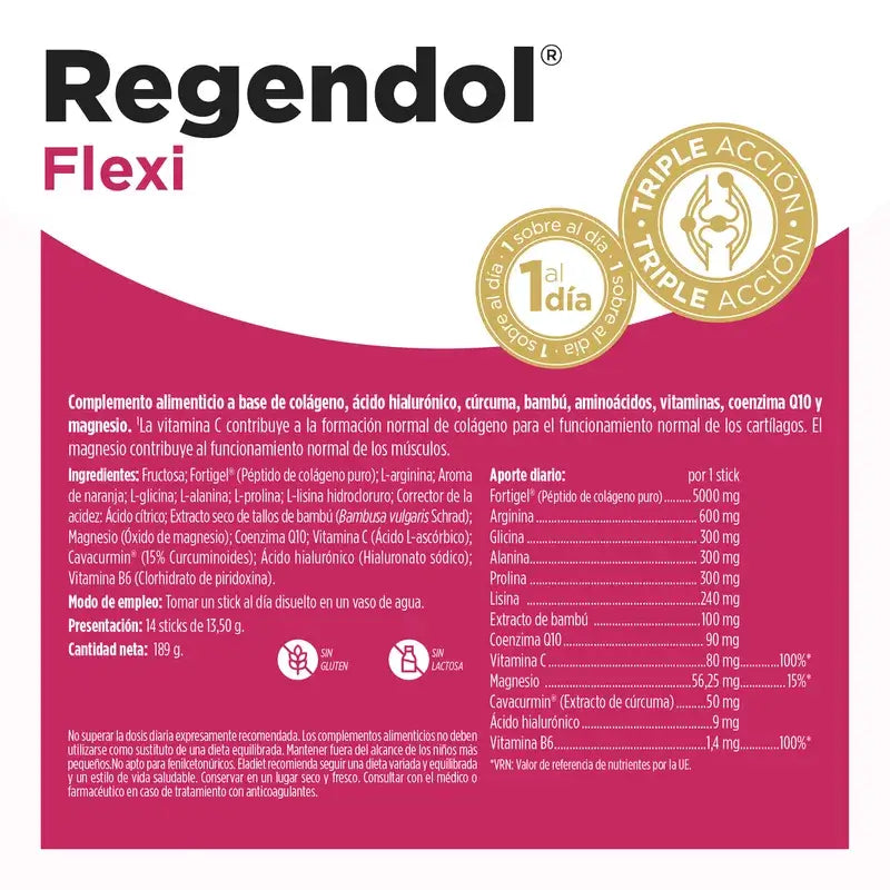 Eladiet Regen & Dol Flexi, 14 bâtonnets