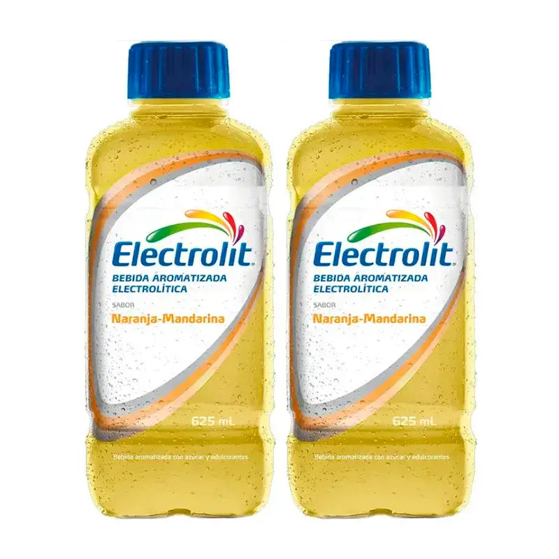 Electrolit Orange-Tangerine Electrolyte Drink, Pack 2 x 625 ml
