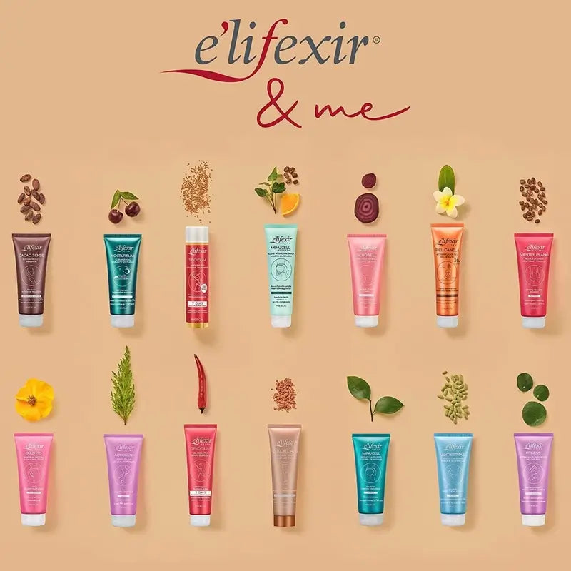 Elifexir Actidren Gel Crème de drainage relaxante Jambes fatiguées 200Ml