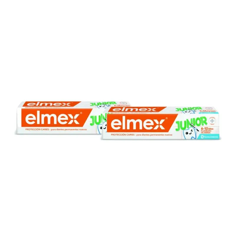 Dentifrices Elmex Caries Junior, 75 ml, lot de 2