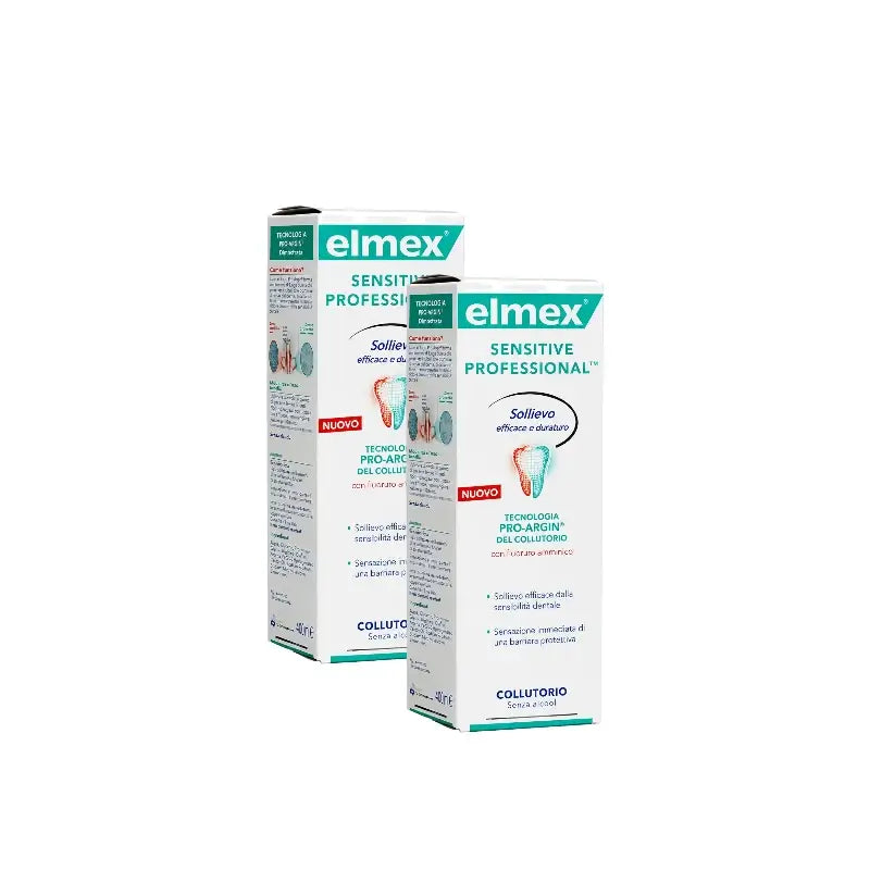 Elmex Sensibilité - Bains de bouche, 400 ml, lot de 2