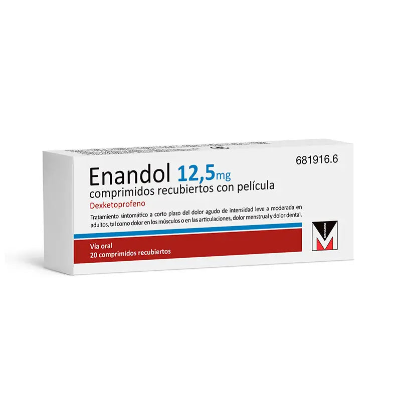 Enandol 12.5 mg 20 Film-coated tablets