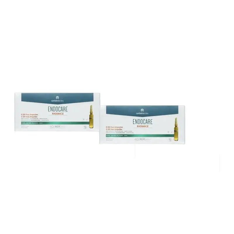 Endocare Radiance C Oil-Free, 30 ampoules de 2 ml, lot de 2