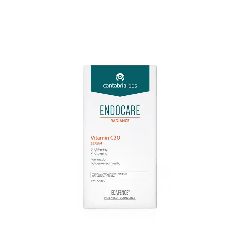Endocare Sérum antioxydant à la vitamine C éclat C20%, 30 ml