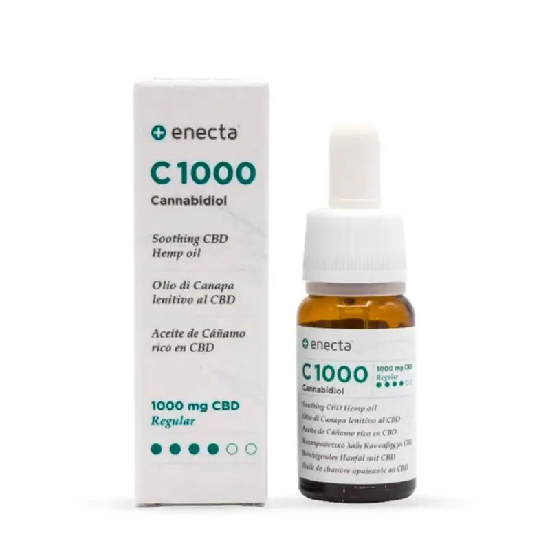 Enecta C1000 CBD Rich Hemp Oil 1000 Mg Cannabidiol , 10 ml
