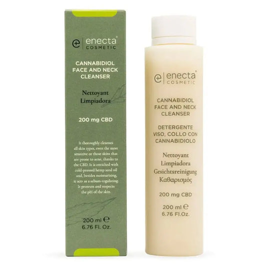 Enecta Facial Cleansing Gel With CBD 200 Mg Cannabidiol , 200 ml