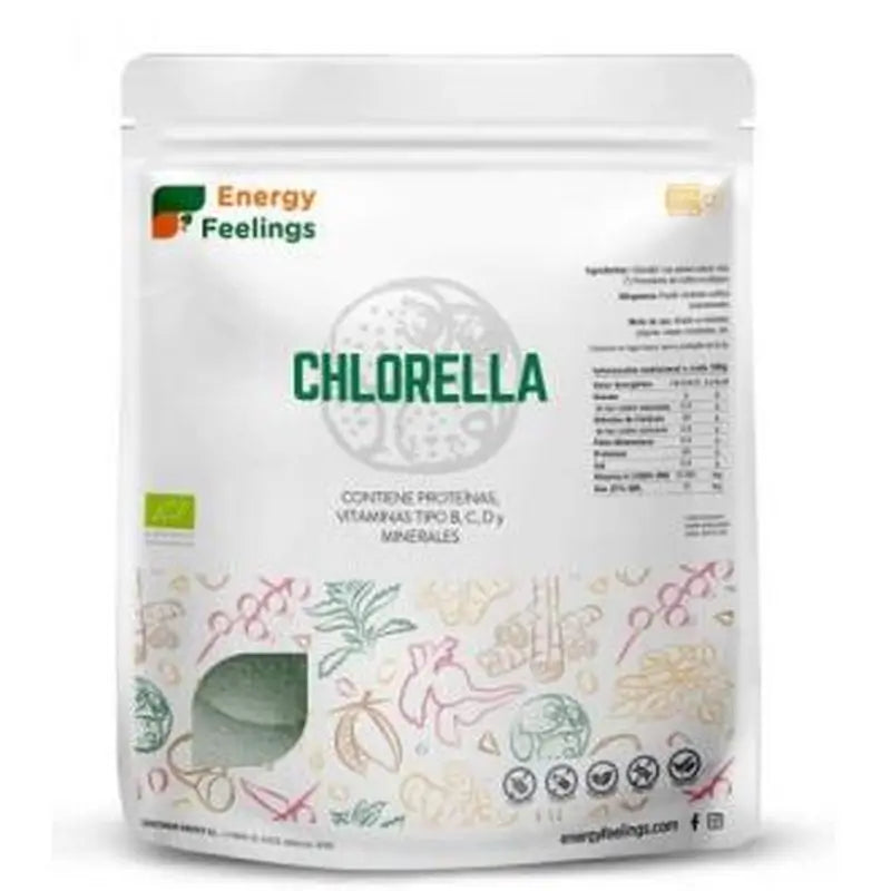 Energy Feelings Chlorella Powder 1Kg. Eco Vegan Sg