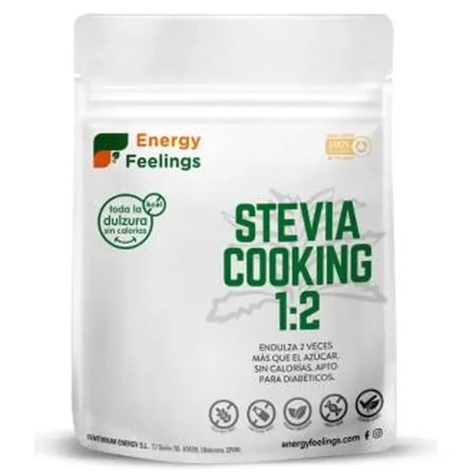 Energy Feelings Stevia Cooking 1:2 200Gr. Vegan Sg**