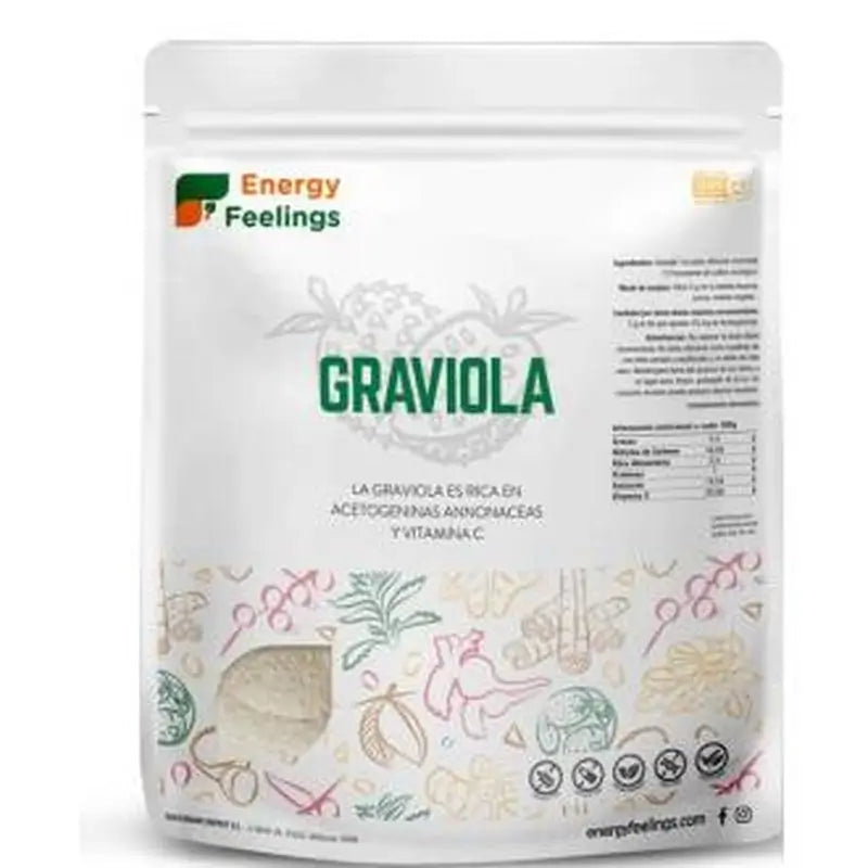 Energy Feelings Graviola Powder 1Kg. Vegan Sg