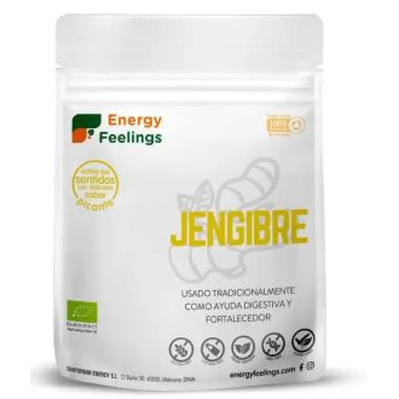 Energy Feelings Ginger Powder 200Gr. Eco Vegan Sg