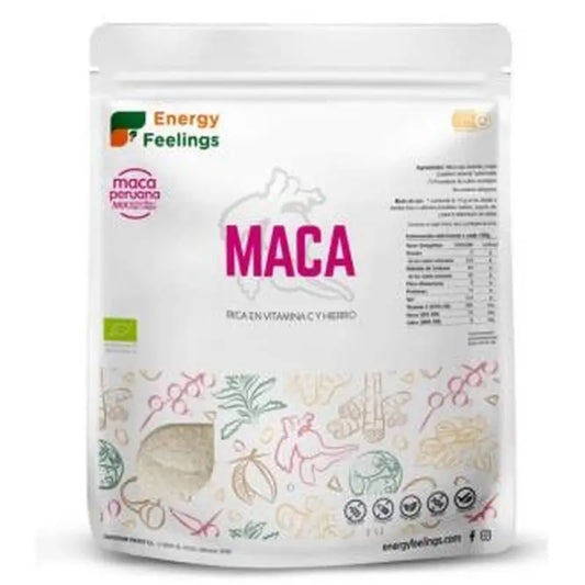 Energy Feelings Maca Powder 500Gr. Eco Vegan Sg