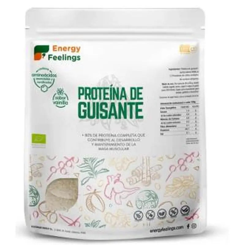 Energy Feelings Pea Protein Vanilla 1Kg. Eco Vegan Sg