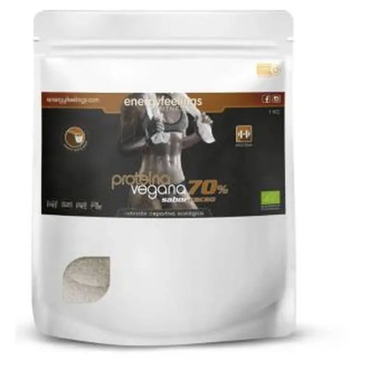 Energy Feelings Vegan Protein 70% Cocoa 1Kg. Eco Vegan