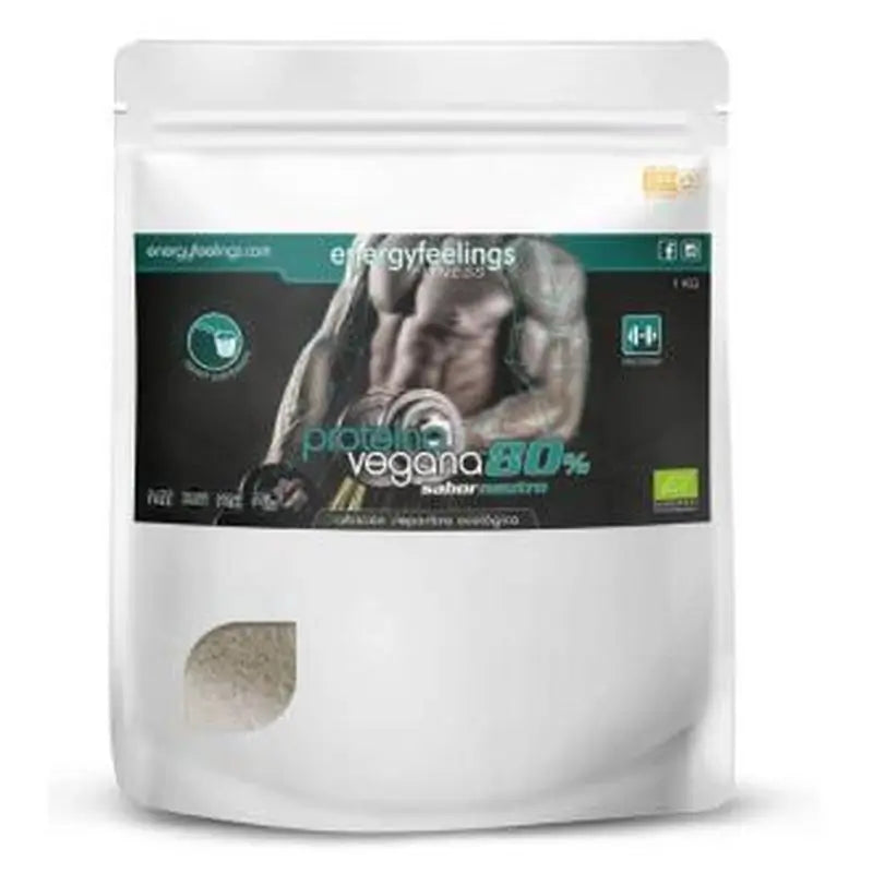 Energy Feelings Vegan Protein 80% Neutral 1Kg. Eco Vegan Sg