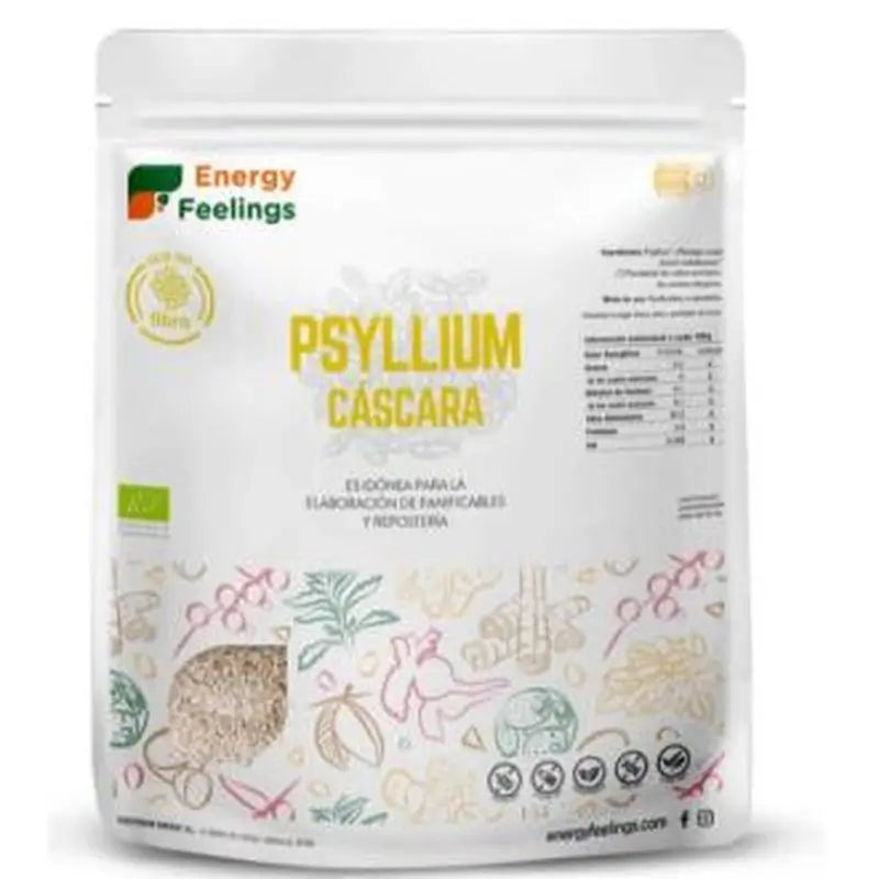 Energy Feelings Whole Husk Psyllium 500Gr. Eco Vegan Sg