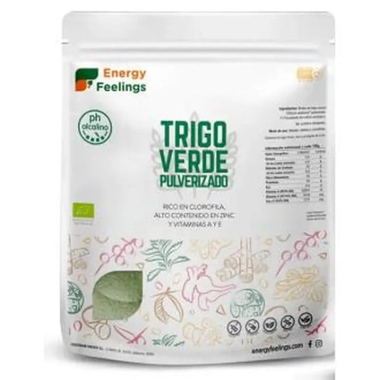 Energy Feelings Green Wheat Powder 1Kg. Eco Vegan Sg