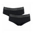 Enna Menstrual Panty Modern Hipster Night - Heavy Flow, Size M, Black, Pack 2 Units