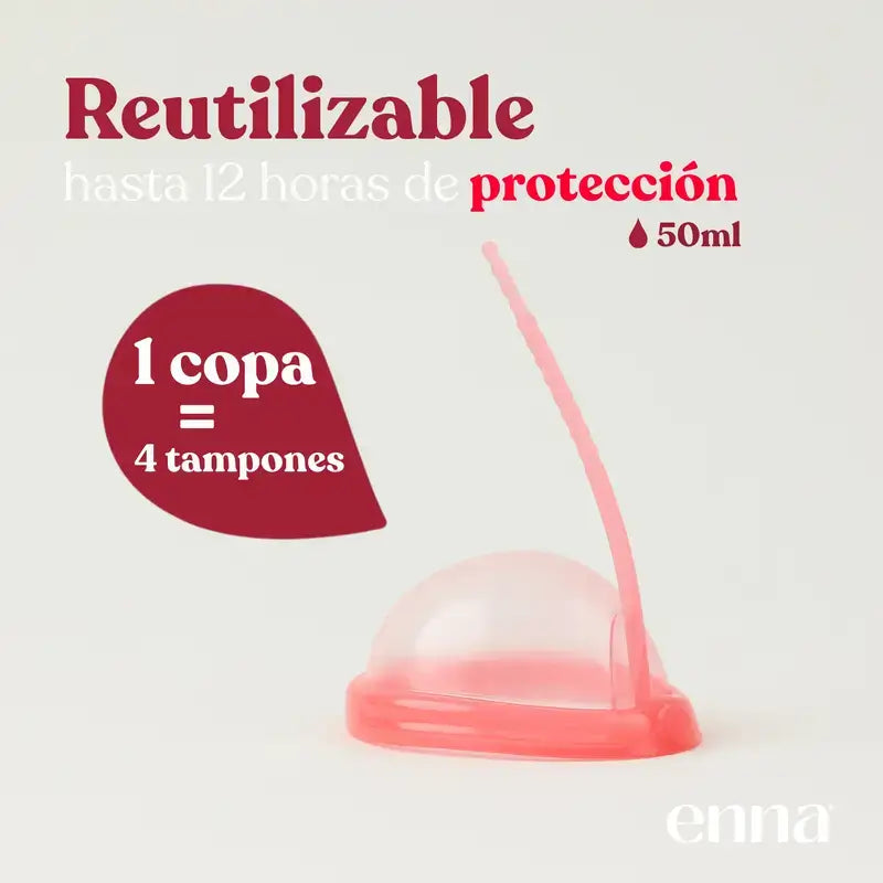 Coupe menstruelle Enna Cycle Disc, paquet de 2