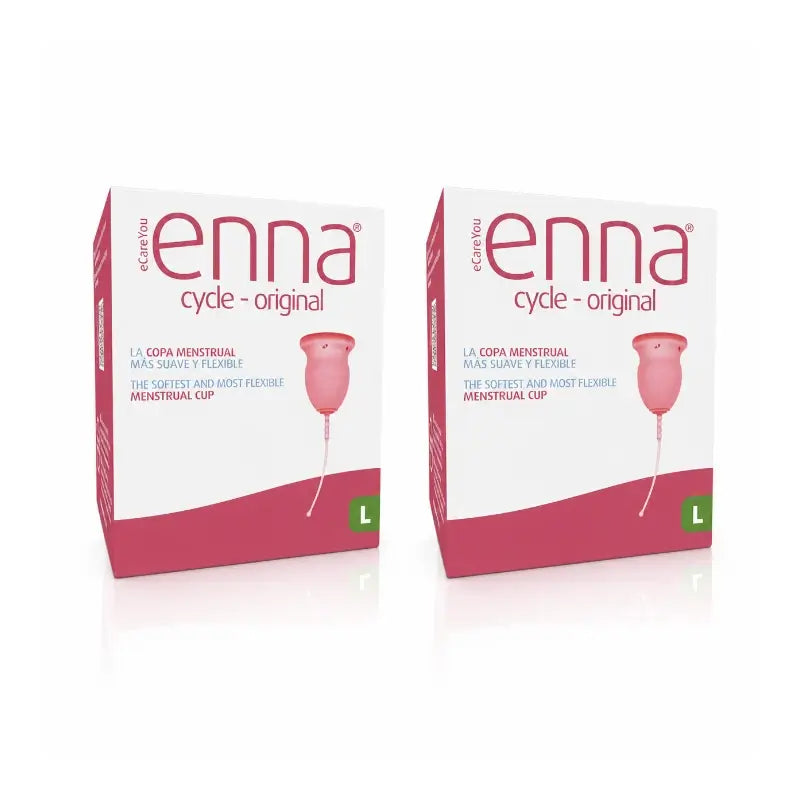 Enna Cycle Original Menstrual Cup Size L, Pack 2 Units