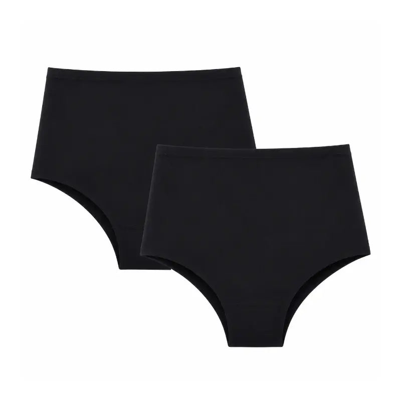 Enna Incontinence Women's High Waist 40 Ml Absorption, Size 2XL, Black Pack 2 PCs