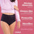 Enna Incontinence Femmes Taille Haute 40 Ml Absorption, Taille 2XL, Noir Pack 2 PCs
