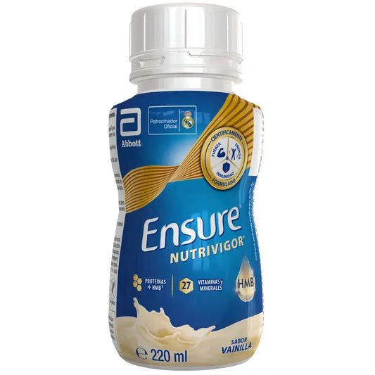 Ensure Nutrivigor Vanilla Milkshake Adultes, 4 bouteilles x 220 ml
