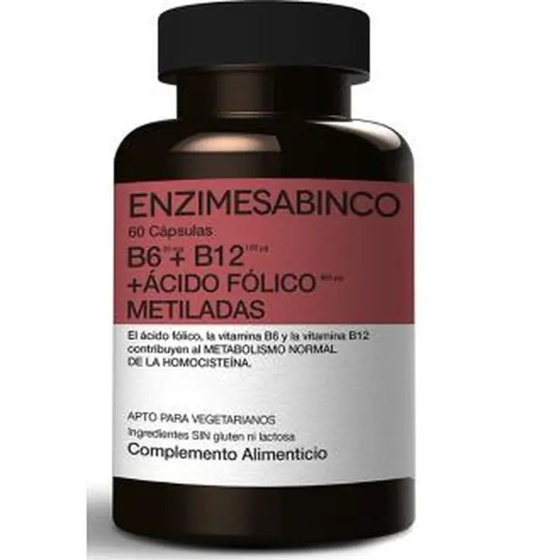 Enzime - Sabinco Homocisbin B6 + B12 + Folic Acid Methylated 60Cap