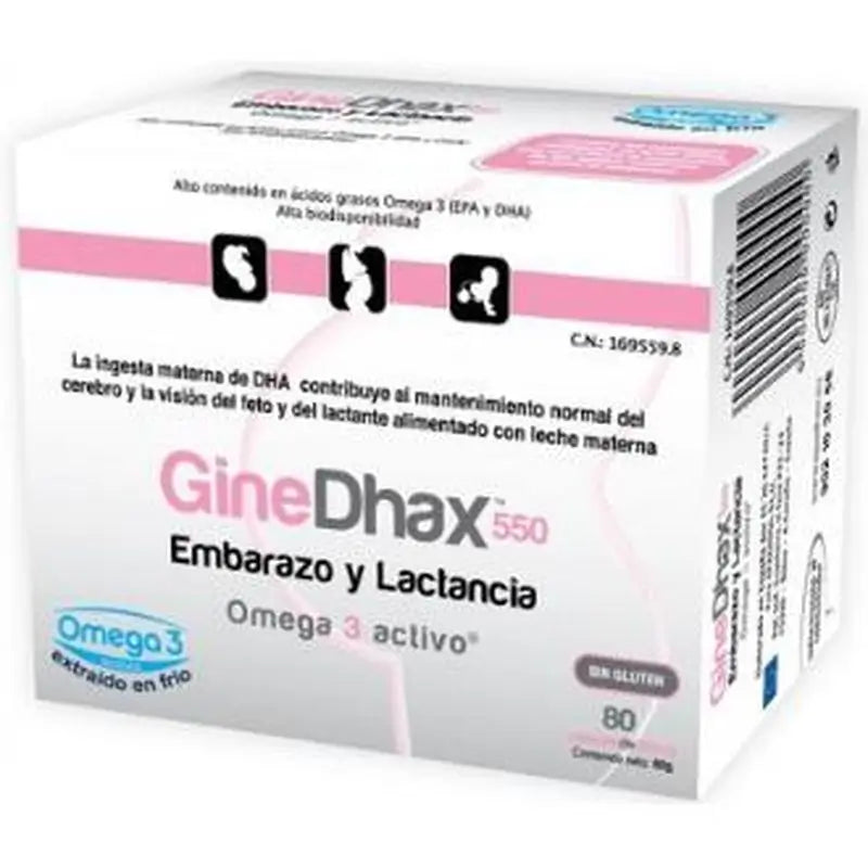 Epadhax Ginedhax Pregnancy 550Mg. 80 Capsules