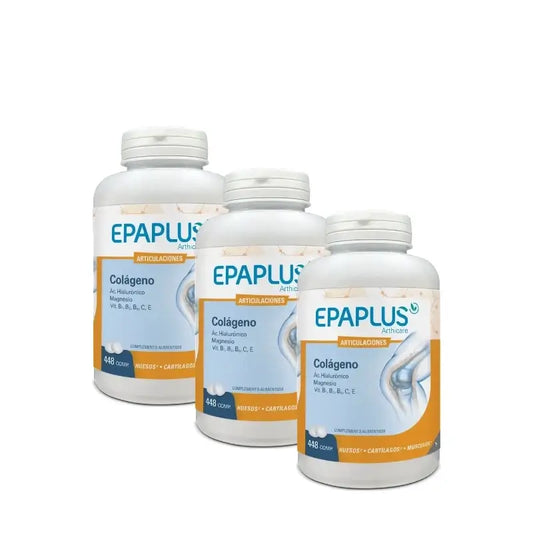Epaplus Arthicare Collagène Antiox Magnésium + Acide hyaluronique, 448 comprimés, lot de 3