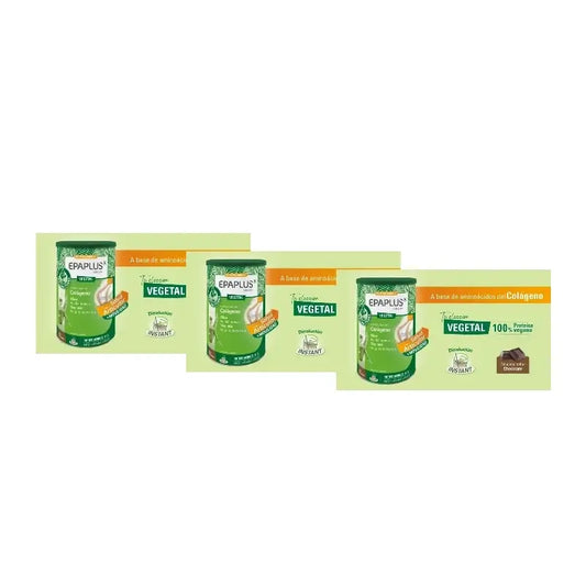 Epaplus Arthicare Collagène d'origine végétale, saveur chocolat, 30 comprimés, lot de 3